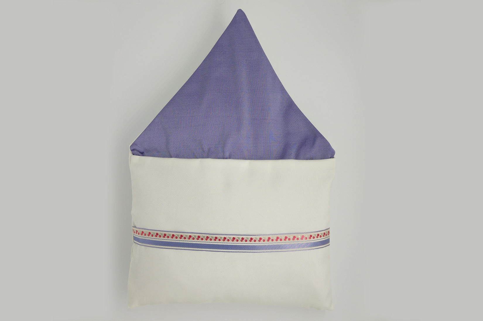 "Cerises" Porcelain silk ring cushion - MyBilletDoux.com