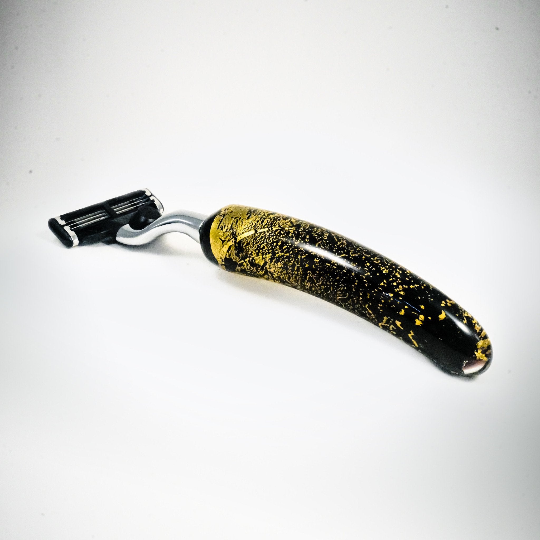 Glass razor gold leaf - MyBilletDoux.com