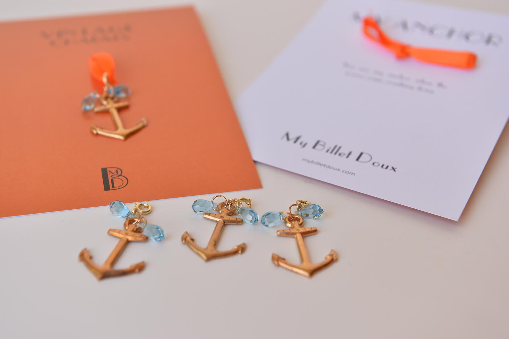 Anchor charm - MyBilletDoux.com