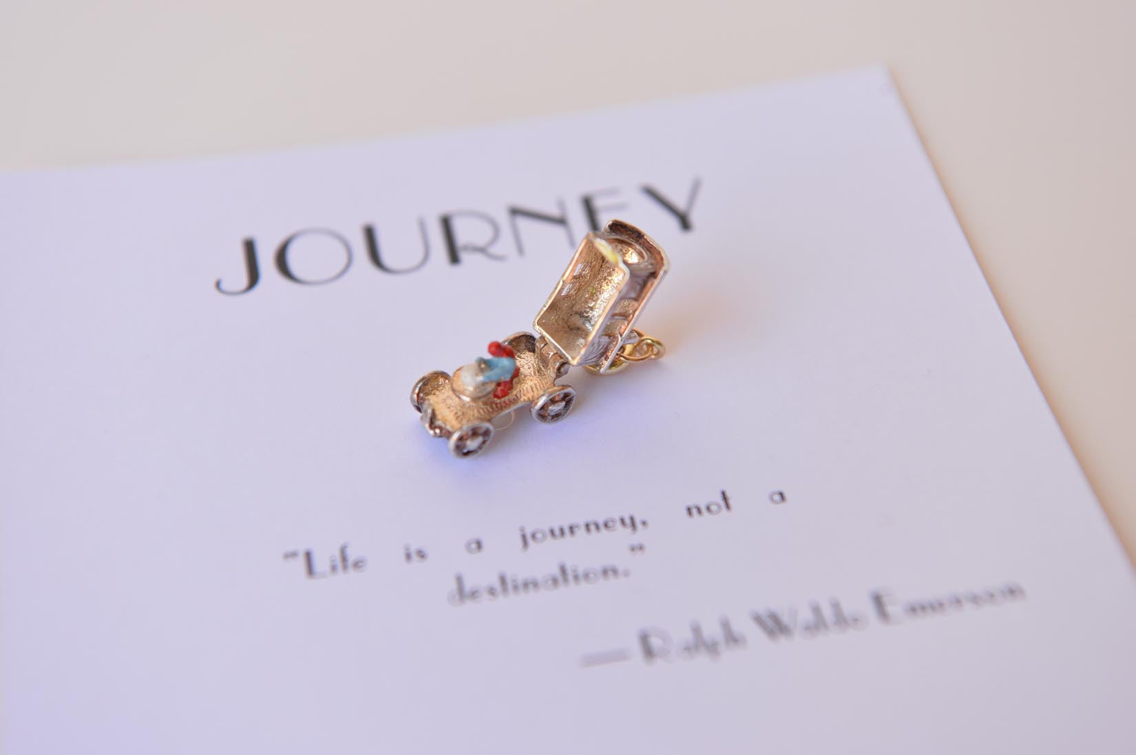 Silver gypsy caravan charm - MyBilletDoux.com