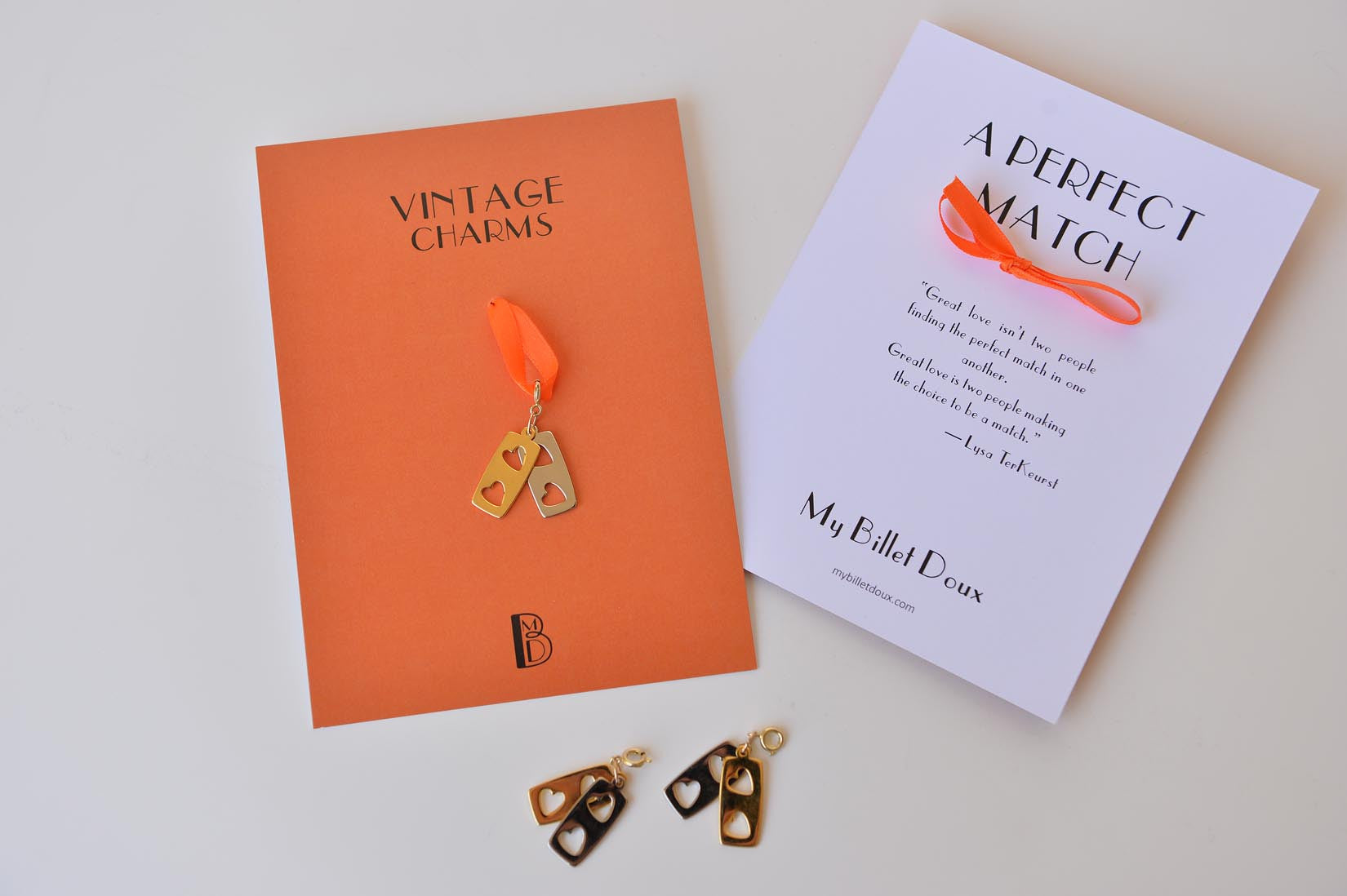 A perfect match charm - MyBilletDoux.com