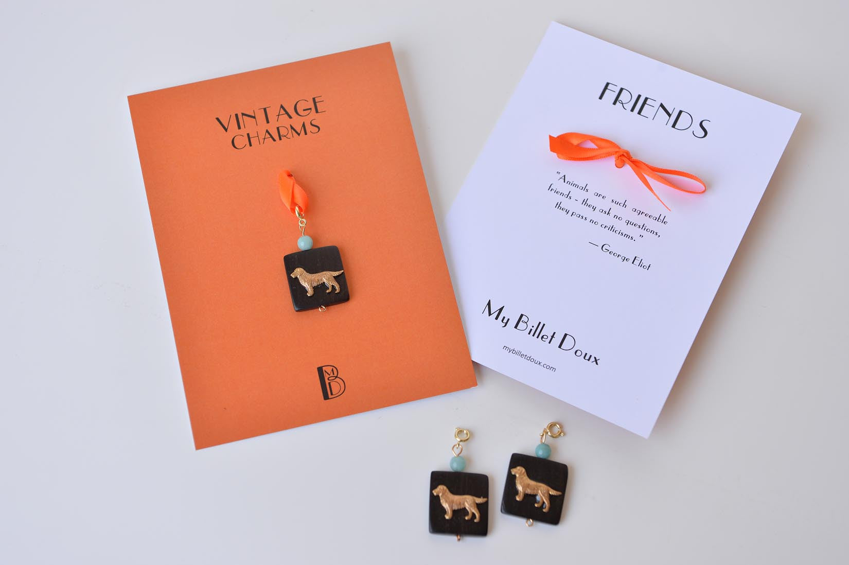 Dog charm - MyBilletDoux.com