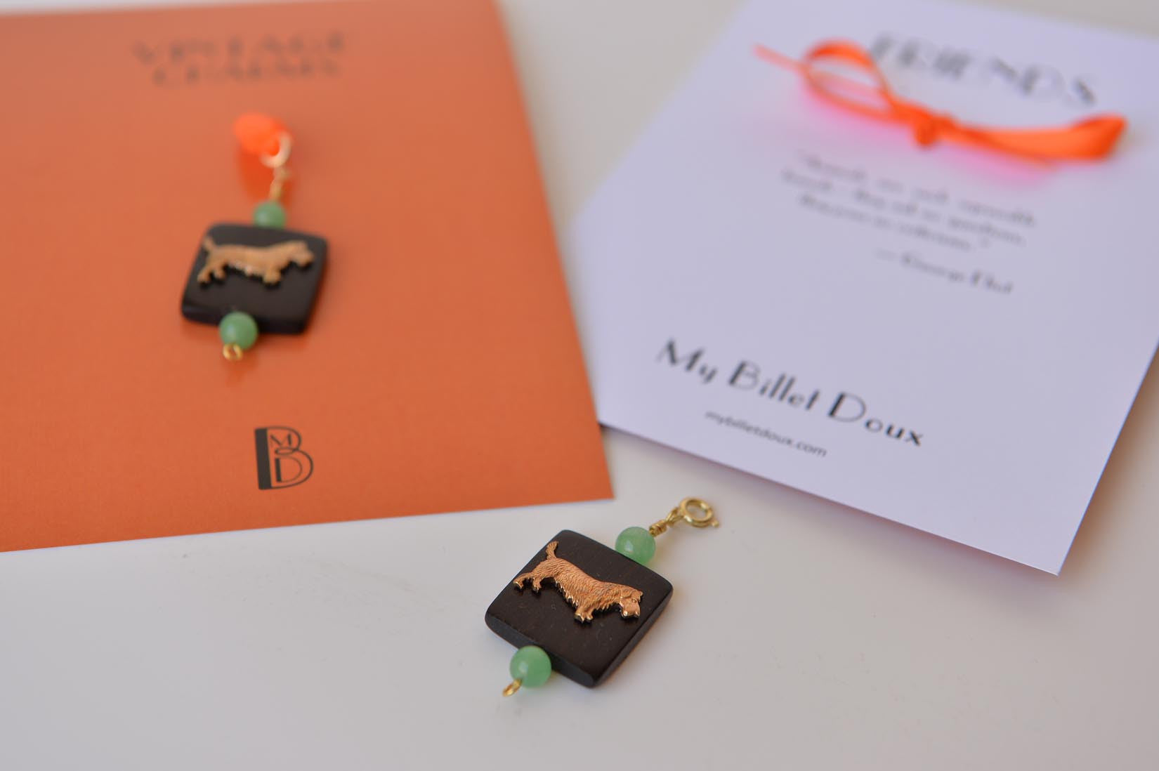 Dog charm - MyBilletDoux.com