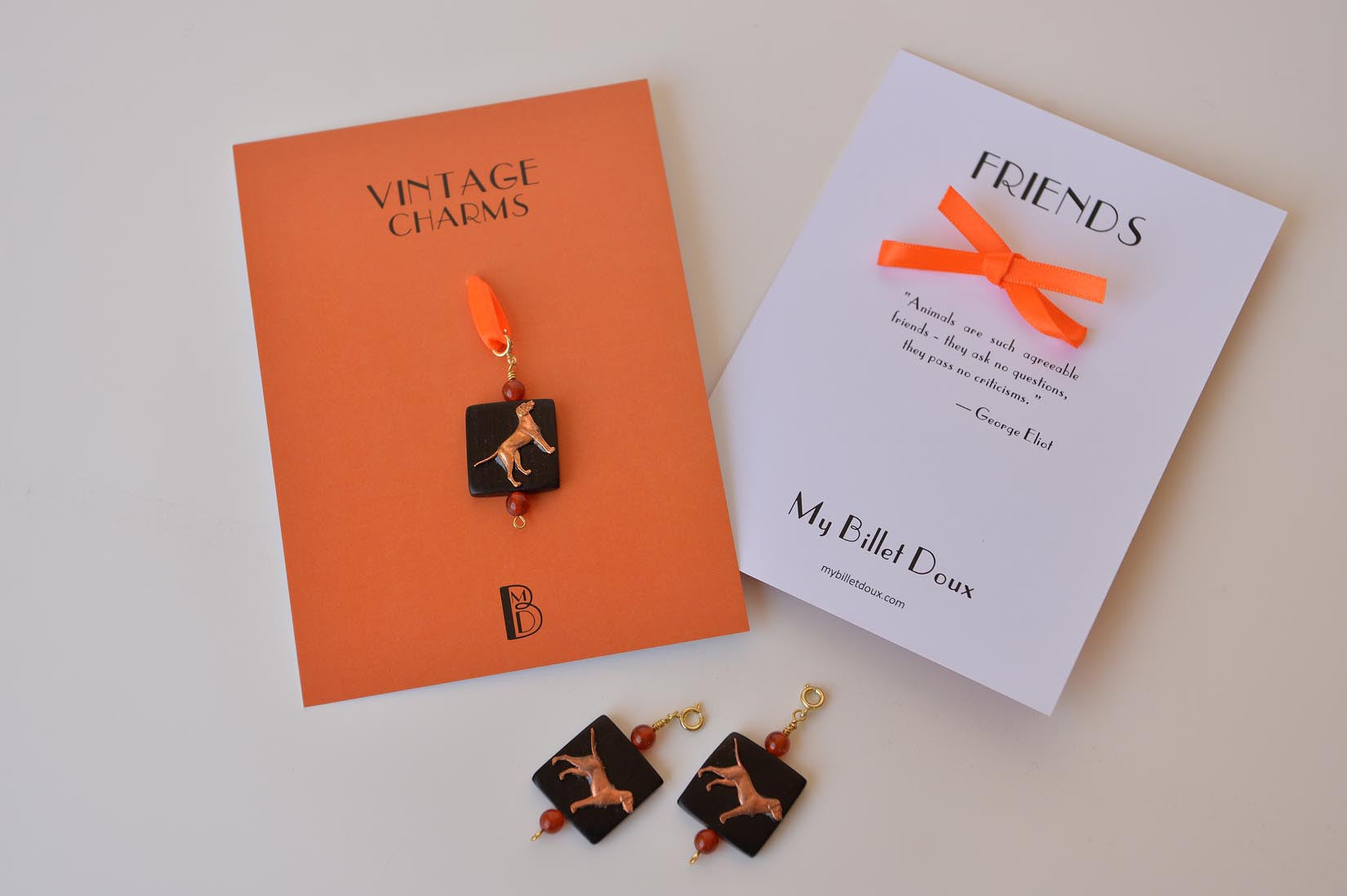 Dog charm - MyBilletDoux.com