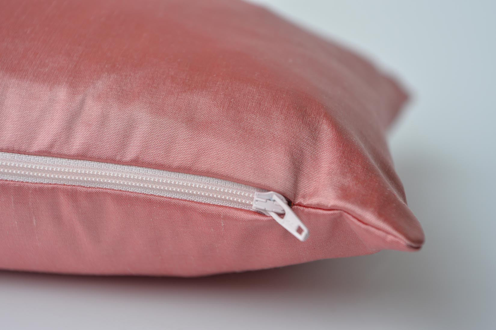 "Rose" Blush pink silk cushion - MyBilletDoux.com