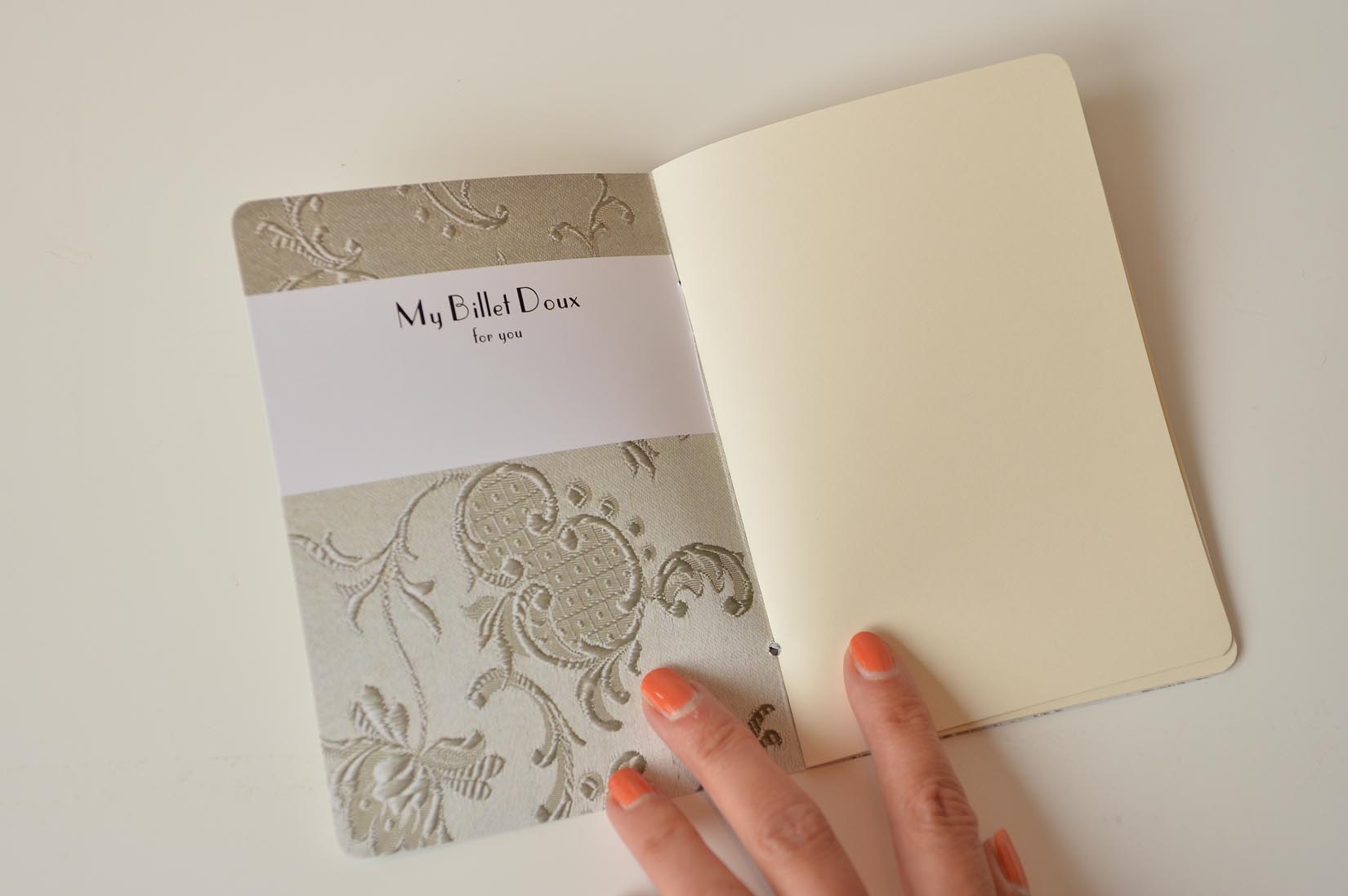 Notebook Fleurs - MyBilletDoux.com